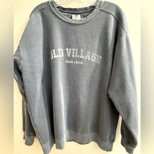 Old Village Shem Creek Blue/Grey Sweatshirt